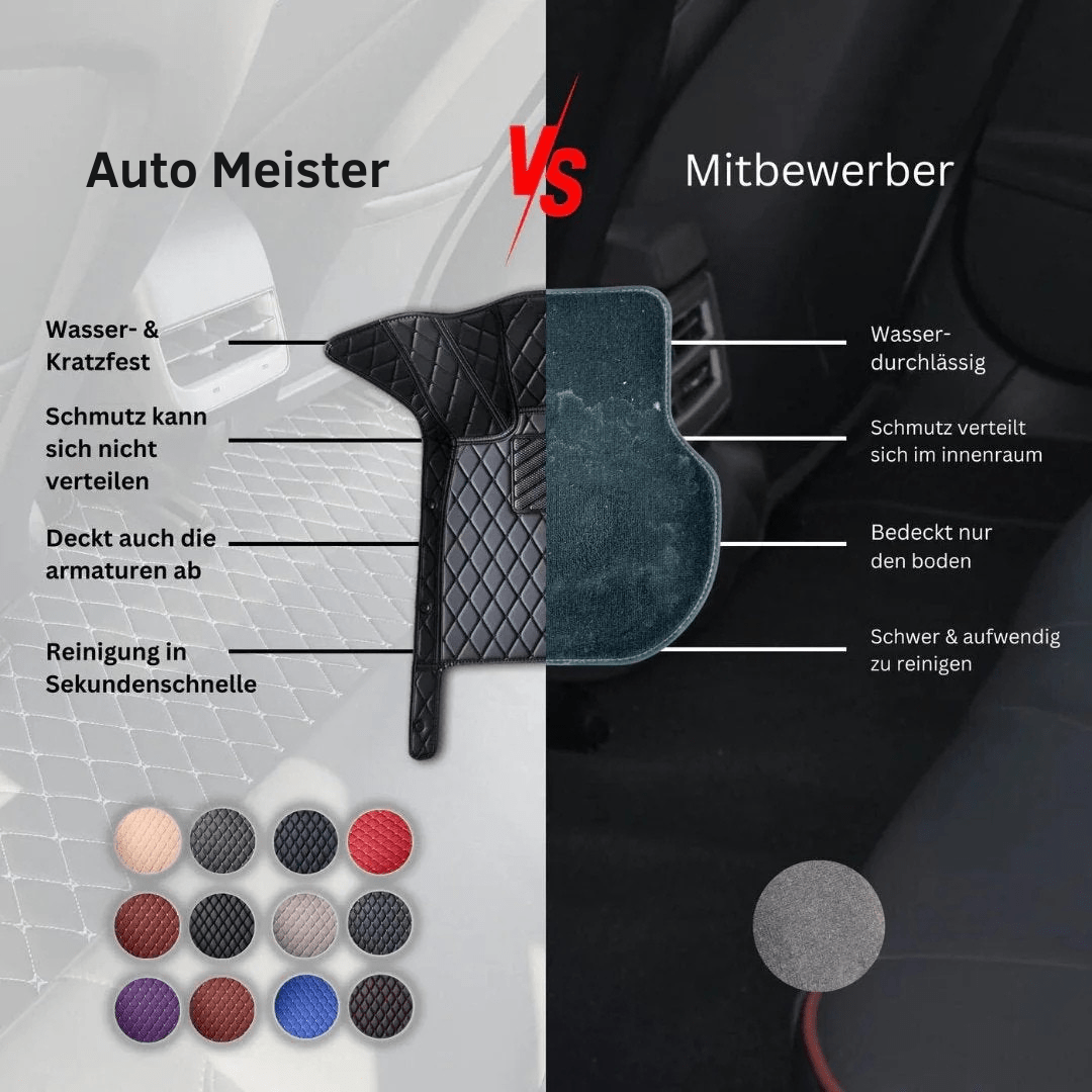 Auto Meister® Maßgeschneiderte Fußmatten - Automeister